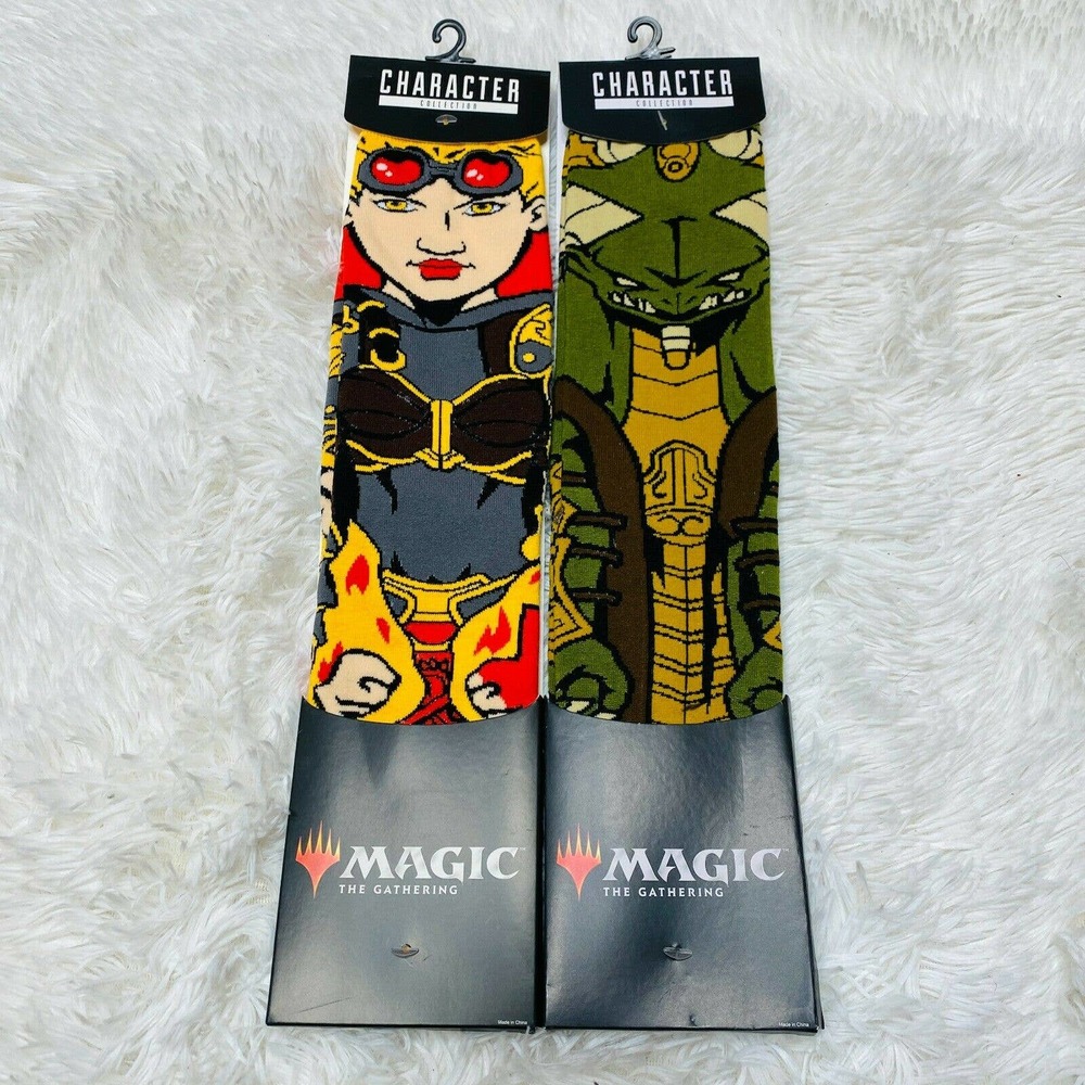 Magic the Gathering Planeswalker Character Sock Set Chandra, Nicol Bolas